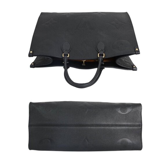 Authentic Louis Vuitton On The Go Tote Empreinte Leather Onthego GM Black - Picture 8 of 12